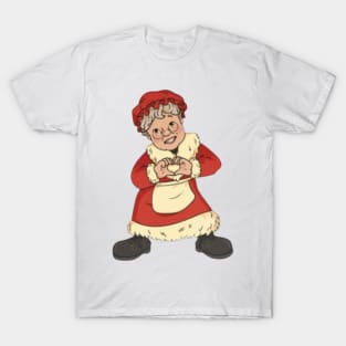 Christmas characters dancing t-shirt design Sticker T-Shirt